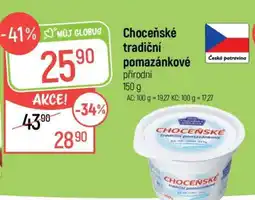 Globus Choceňské tradiční pomazánkové přírodní nabídka