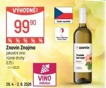 Globus Znovín Znojmo nabídka