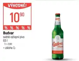 Globus Budvar světlé výčepní pivo 0,5 l nabídka