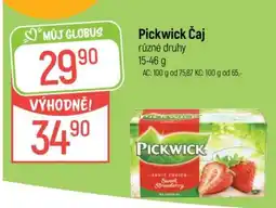 Globus Pickwick čaj nabídka