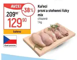 Globus Kuřecí prsí a stehenní řízky MIX nabídka