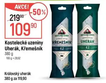 Globus Kostelecké uzeniny Uherák, Křemešník nabídka