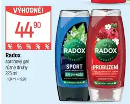 Globus Radox sprchový gel nabídka