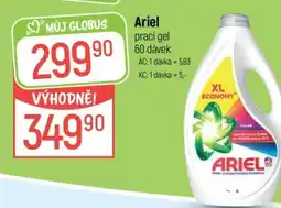Globus Ariel prací gel 60 dávek nabídka