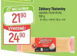 Globus Zátkovy těstoviny nabídka