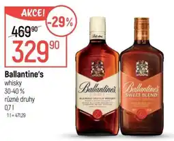 Globus Ballantine’s whisky nabídka