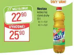 Globus Nestea ledový čaj různé druhy 1,5 l nabídka