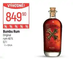 Globus Bumbu Rum nabídka