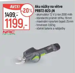 Globus Aku nůžky na větve PRB72-B20-JN nabídka