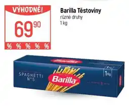 Globus Barilla těstoviny nabídka