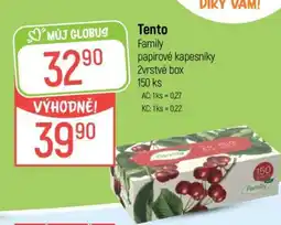 Globus Tento Family papírové kapesníky nabídka