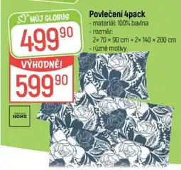 Globus Povlečení 4pack nabídka