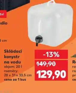 Kaufland Skládací kanystr na vodu nabídka