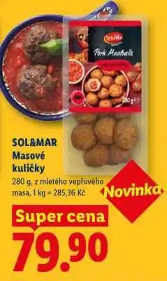 Lidl SOL&MAR Masové kuličky nabídka