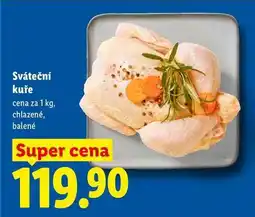Lidl Sváteční kuře, cena za nabídka