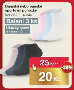 Woolworth Dámské nebo pánské sportovní ponožky nabídka