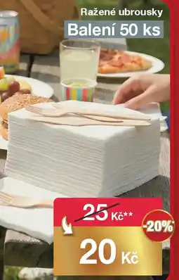 Woolworth Ražené ubrousky nabídka