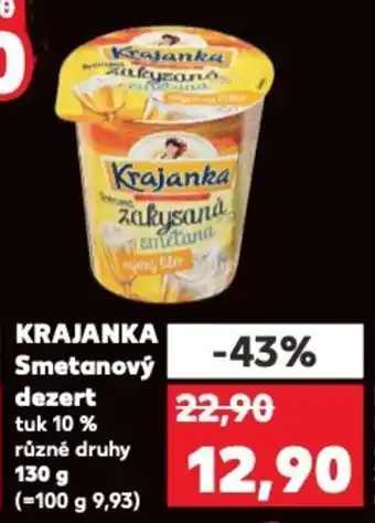 Kaufland KRAJANKA Smetanový dezert nabídka