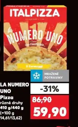 Kaufland LA NUMERO UNO Pizza nabídka