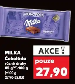 Kaufland MILKA Čokoláda nabídka