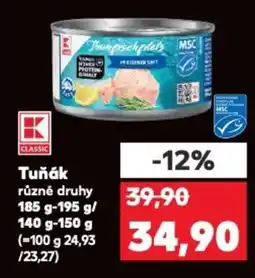 Kaufland Tuňák nabídka