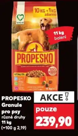 Kaufland PROPESKO Granule pro psy nabídka