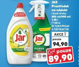 Kaufland JAR Prostředek na nádobí nabídka