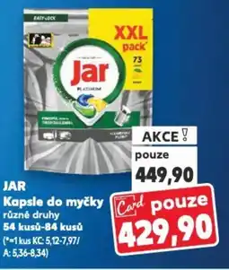 Kaufland JAR Kapsle do myčky nabídka