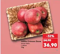 Kaufland Jablka Crimson Snow nabídka
