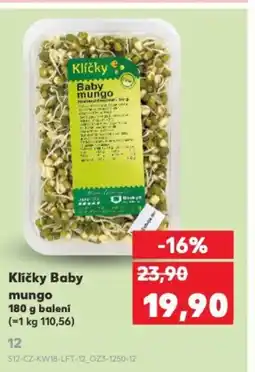 Kaufland Klíčky Baby mungo nabídka