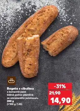 Kaufland Bageta s cibulkou nabídka