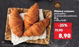 Kaufland Máslový croissant nabídka