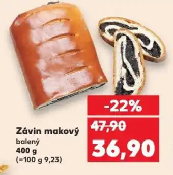 Kaufland Závin makový nabídka