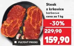 Kaufland Steak z krkovice nabídka