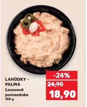 Kaufland LAHŮDKY - Palma Lososová pomazánka nabídka