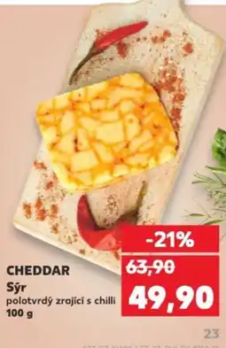 Kaufland Cheddar Sýr nabídka