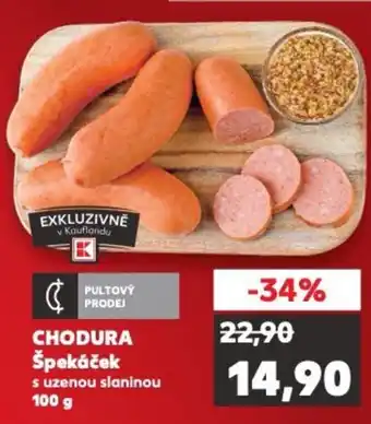 Kaufland CHODURA Špekáček nabídka