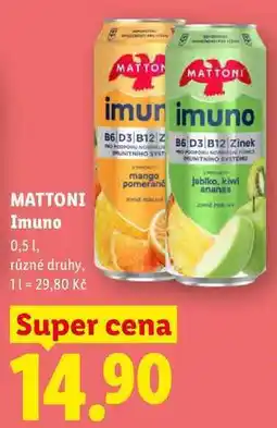 Lidl MATTONI Imuno 0,51 nabídka