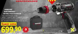 Lidl PERFORMANCE PARKSIDE PERFORMANCE 12V Aku vrtací šroubovák nabídka