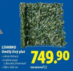 Lidl LIVARNO Umělý živý plot nabídka