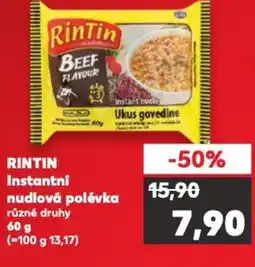 Kaufland RINTIN Instantní nudlová polévka nabídka
