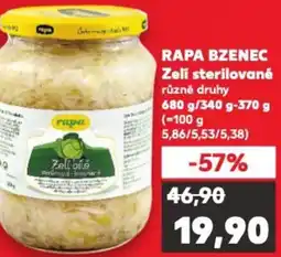 Kaufland RAPA BZENEC Zeli sterilované nabídka