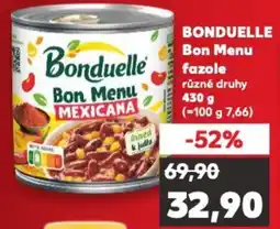 Kaufland BONDUELLE Bon Menu fazole nabídka