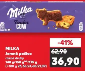 Kaufland MILKA Jemné pečivo nabídka