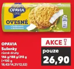 Kaufland OPAVIA Sušenky nabídka