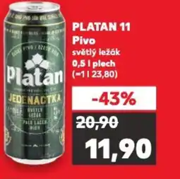 Kaufland PLATAN 11 Pivo nabídka