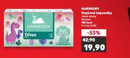 Kaufland HARMONY Papírové kapesniky nabídka