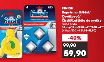 Kaufland FINISH Kapsle na čištění/ Osvěžovač/ Čistič/Leštidlo do myčky nabídka