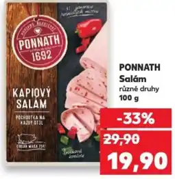 Kaufland PONNATH Salám nabídka