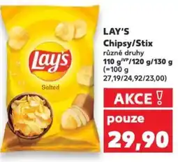 Kaufland LAY'S Chipsy/Stix nabídka